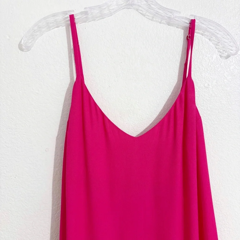 NWT Reformation Crimini Slip‎ Midi Dress in Corvette Pink